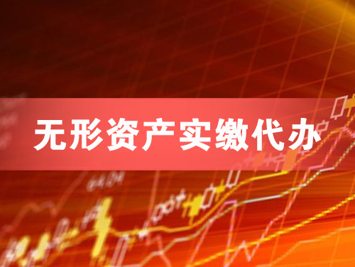 黑河无形资产实缴资本代办